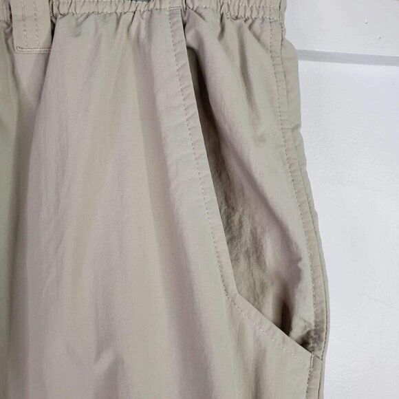 Columbia PFG Fishing Pants Mens Size XL Cargo Khaki Tan Omni-Shade Convertible - Picture 8 of 11